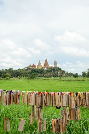 Kanchanaburi, Thailand - October 21, 2018: Scenery of the new one popular travel destinations named Meena Cafe in Kanchanaburi, Thailand.のeditorial素材