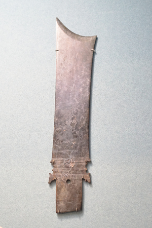 Taipei, Taiwan - November 22, 2018: Ancient Chinese imperial artifacts and artworks in National Palace Museum in Taipei City, Taiwan.のeditorial素材