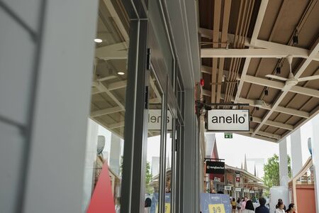 Samut Prakan, Thailand - September 06, 2019: Anello Store in the new one shopping mall named Central Village.のeditorial素材