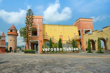 Prachin buri, Thailand - October 03, 2019: Beautiful scenery of The Verona at Tublan in Prachin buri province, Thailand.のeditorial素材