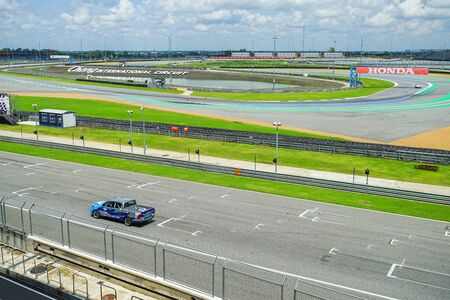 Buriram,Thailand - October 11 2019: Chang International Circuit in Buriram province, Thailand.のeditorial素材