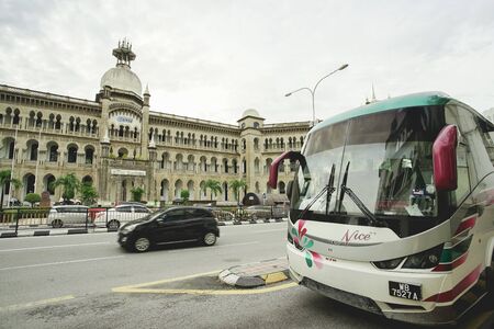 Kuala Lumpur, Malaysia - November 8, 2019: Beautiful KTM Berhad Building in Kuala Lumpur, Malaysia....