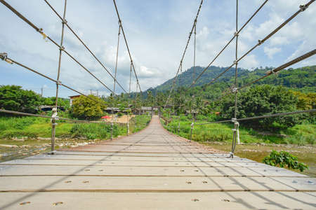 One of the best travel destinations fresh air village in Nakon Si Thammarat province ,Thailand Named Kiriwong village.の写真素材