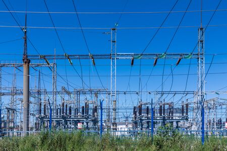 The electrical or power substation