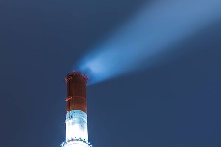 Pipe of the thermal power plant