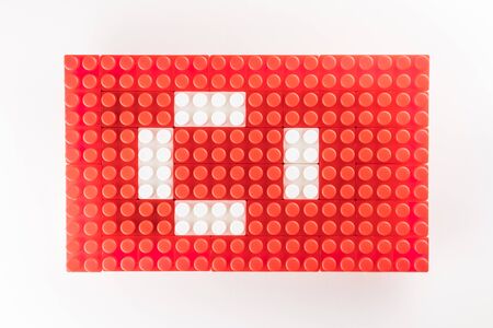 Stylized national flag of Turkeyの写真素材