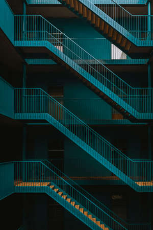 Strijp-S is characterized by daring industrial buildings. The architecture of the new residential blocks fits in seamlessly with this style.の写真素材