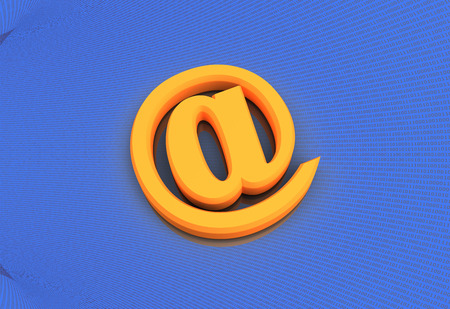 E mail Symbol  with Binary code background 3d renderの写真素材