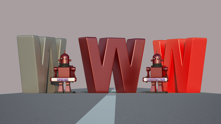 under construction sign 3d illustrationの写真素材