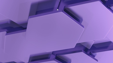 Hexagon Background 3d rendering