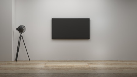 TV screen 3d rendering