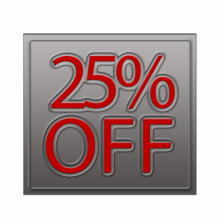 50% Off Discount Offer 3d illustration