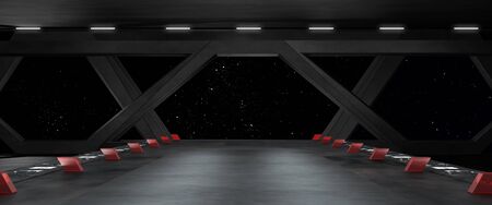 Space environment, ready for comp of your characters.3D renderingの写真素材