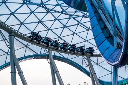 SHANGHAI, CHINA - MAY 15, 2018: Shanghai Disneyland is a famous tourist and popular family holiday destination in Chinaのeditorial素材
