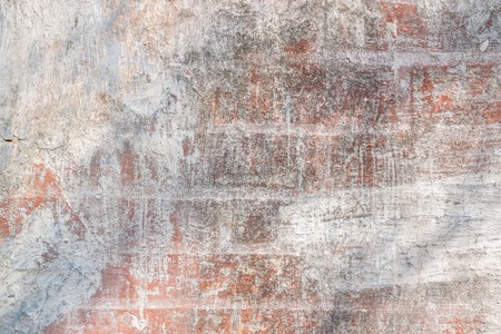Texture background of old brick wall with white paint for mockup or design pattern in construction, food or industrial flat layer pattern sample layoutの写真素材