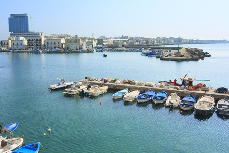 View of the ancient port Gallipoliの写真素材