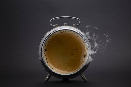 Time to drink coffee, an original background. Saved clipping path for background