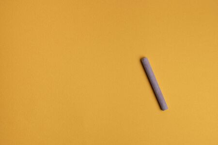 Pastel chalk pastel isolated on yellow background