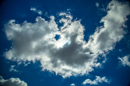 a cloud in skyの写真素材