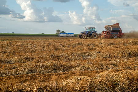 Peanut tractorの写真素材