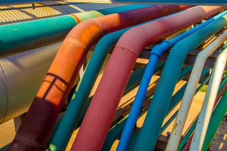 pipe line industry plantの写真素材