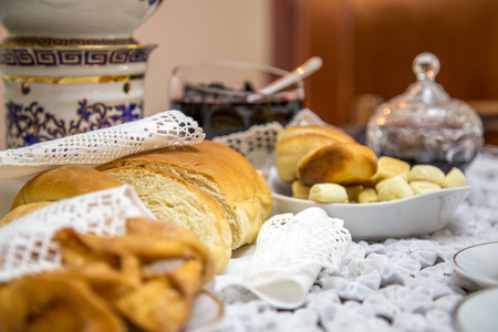 colonial breakfast brazilの写真素材