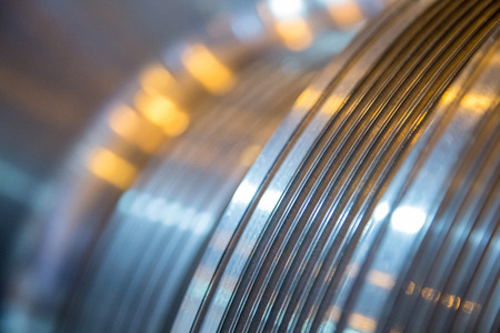 turbine rotor internal steel machineの写真素材