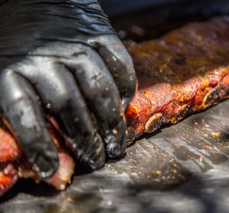 traditional brazilian barbecueの写真素材