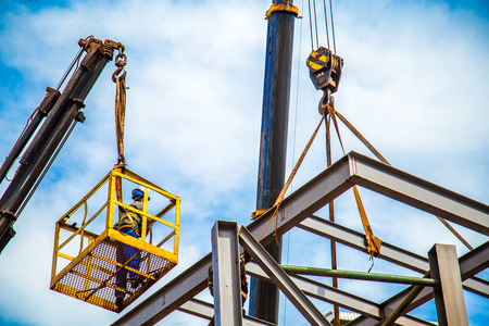 industrial construction worker framesの写真素材