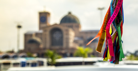 Aparecida, Sao Paulo, Brasil - 15/09/2018: Santuario Nacional de Nossa Senhora Aparecidaのeditorial素材