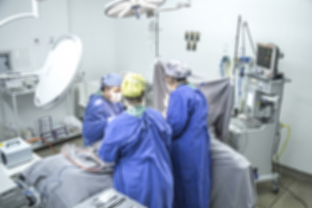 defocused surgical centerの写真素材