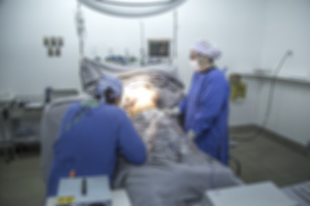 defocused surgical centerの写真素材