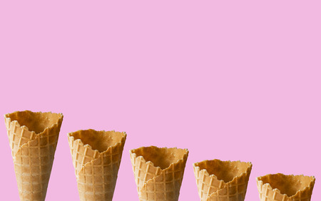Ice cream cones patternの写真素材