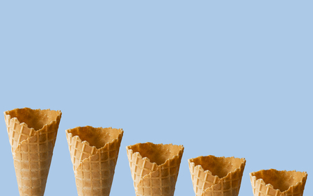 Ice cream cones patternの写真素材