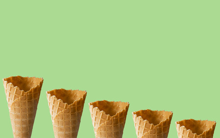 Ice cream cones patternの写真素材
