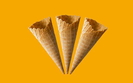 Ice cream cones patternの写真素材