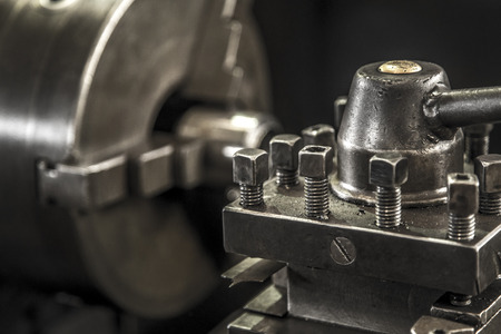 Industry lathe machine workの写真素材