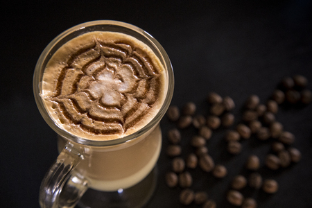 Coffee isolated close conceptの写真素材