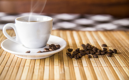 Coffee isolated close conceptの写真素材