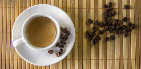 Coffee  isolated close conceptの写真素材