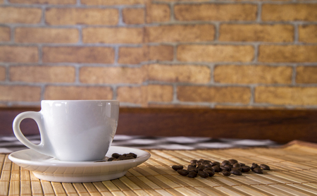 Coffee isolated close conceptの写真素材