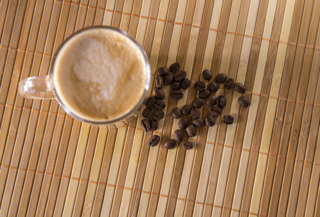 Coffee isolated close conceptの写真素材