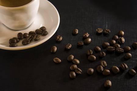 Coffee isolated close conceptの写真素材