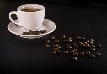 Coffee isolated close conceptの写真素材