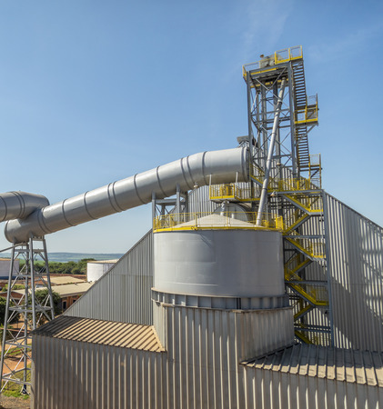 Sugar factory industry line production cane processの写真素材
