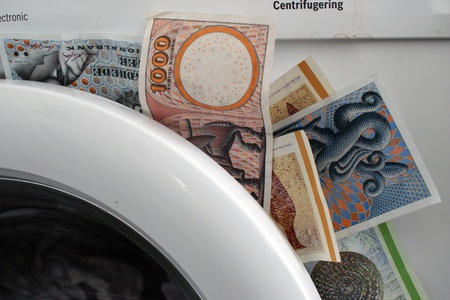 Money launderingの写真素材