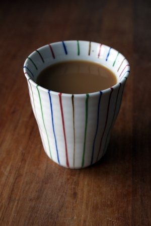 A mug of coffeeの写真素材