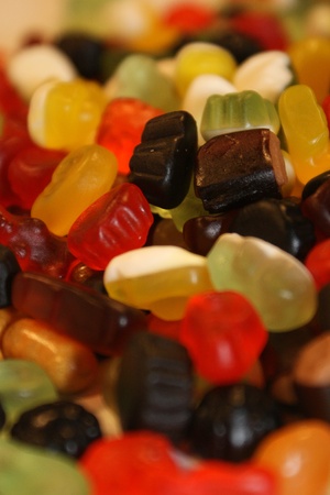 Assorted sweet candyの写真素材