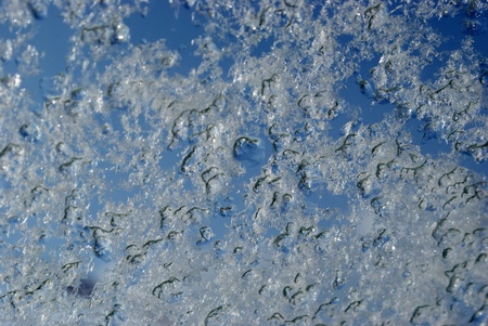 Frost flowers - abstract backgroundの写真素材