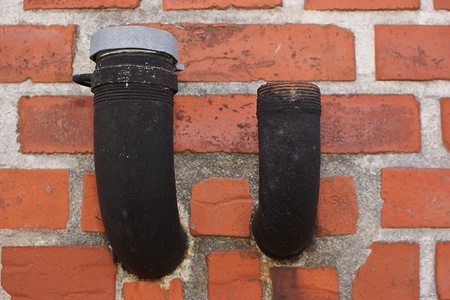 Pipes for private oil comsumptionの写真素材